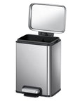 Madison Step Can With Liner - 6L / 1.6 Gal - Stainless Steel