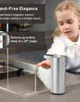 EKO Aroma Smart Liquid Soap Dispenser - Stainless Steel – Hand-Free Elegance