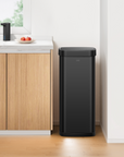 EKO EcoSmart 80L / 21.1 Gallon Motion Sensor Trash Can – Tall, Large Touchless Automatic Kitchen Garbage Bin-Matte Black – Breakroom