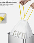 Code J - 12.9 Gallon (45-49L) Easy-Dispense Roll Trash Bag - 110 Count