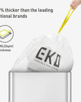 EKO Code C - 4 Gallon Easy-Dispense Roll Trash Bag - 80 Count (10-15L) – 10% thicker than the leading
national brands