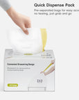 Code J - 12.9 Gallon (45-49L) Easy-Dispense Roll Trash Bag - 110 Count