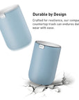 EKO Fandy Table Bin with Swing-Top Lid - Blue 1.5L / 0.4 Gal – Durable by Design
