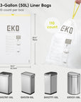 EKO Code F - 13 Gallon Trash Bag - 60 Count – Perfect Fit for EK9278T-50L
EK9378-50L, EK9277T-50L, EK9331-50L
