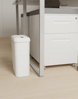 EKO Morandi Slim Bathroom Trash Can - 10L /2.6 Gallon - White – Office
