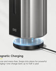 EKO Aroma Pro 13.5 fl oz Touchless Automatic Liquid Soap Dispenser-Stainless Steel – Magnetic Charging