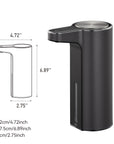 EKO Aroma Smart Liquid Soap Dispenser - Dark Gray – Dimensions