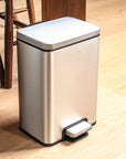 EKO Madison Step Can With Liner - 12L / 3.2 Gal - Stainless Steel – Kitchen