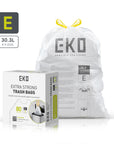 Code Z - 12.5 Gallon Easy-Dispense Roll Trash Bag - 110 Count (40-60L)