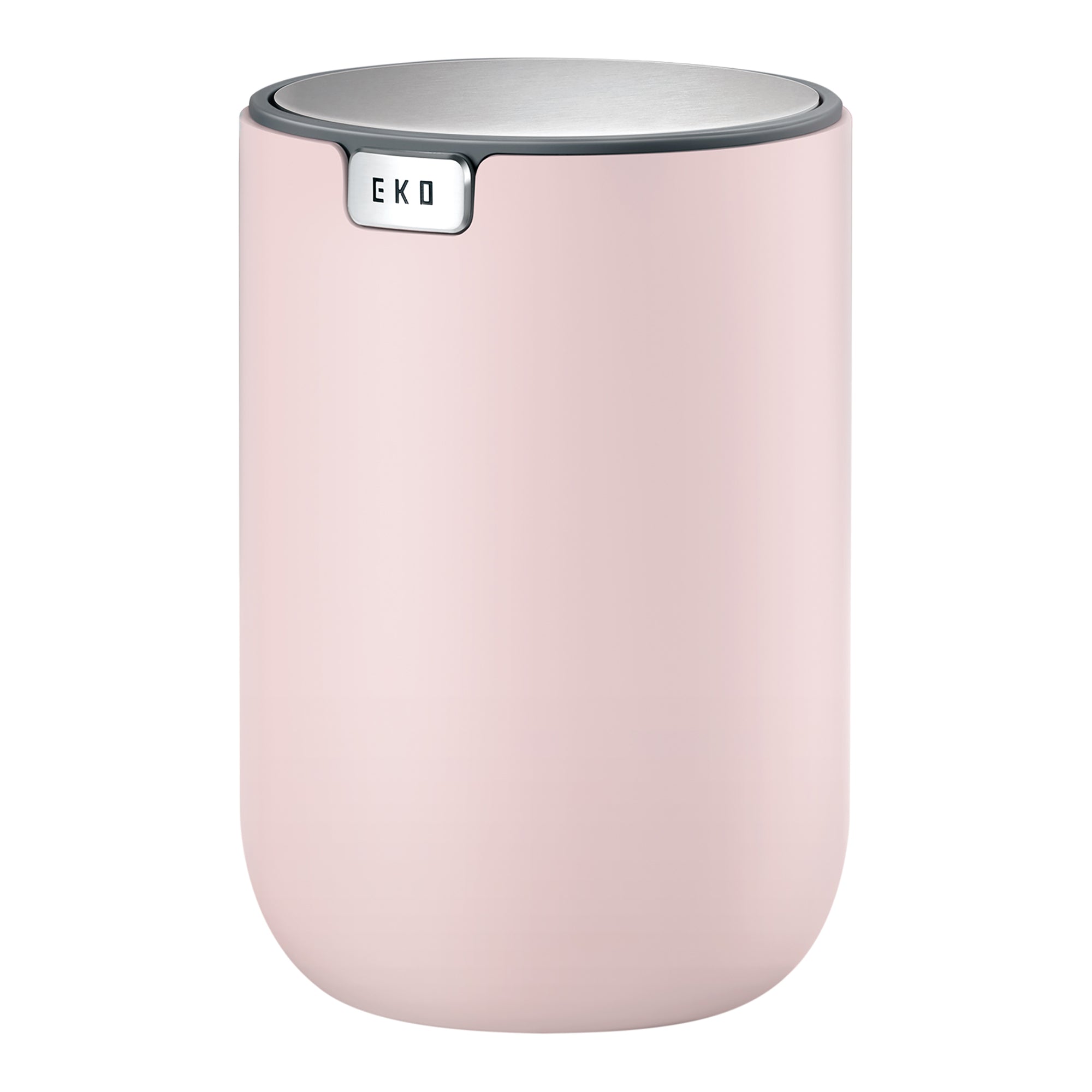 EKO Fandy Table Bin with Swing-Top Lid - Pink 1.5L / 0.4 Gal