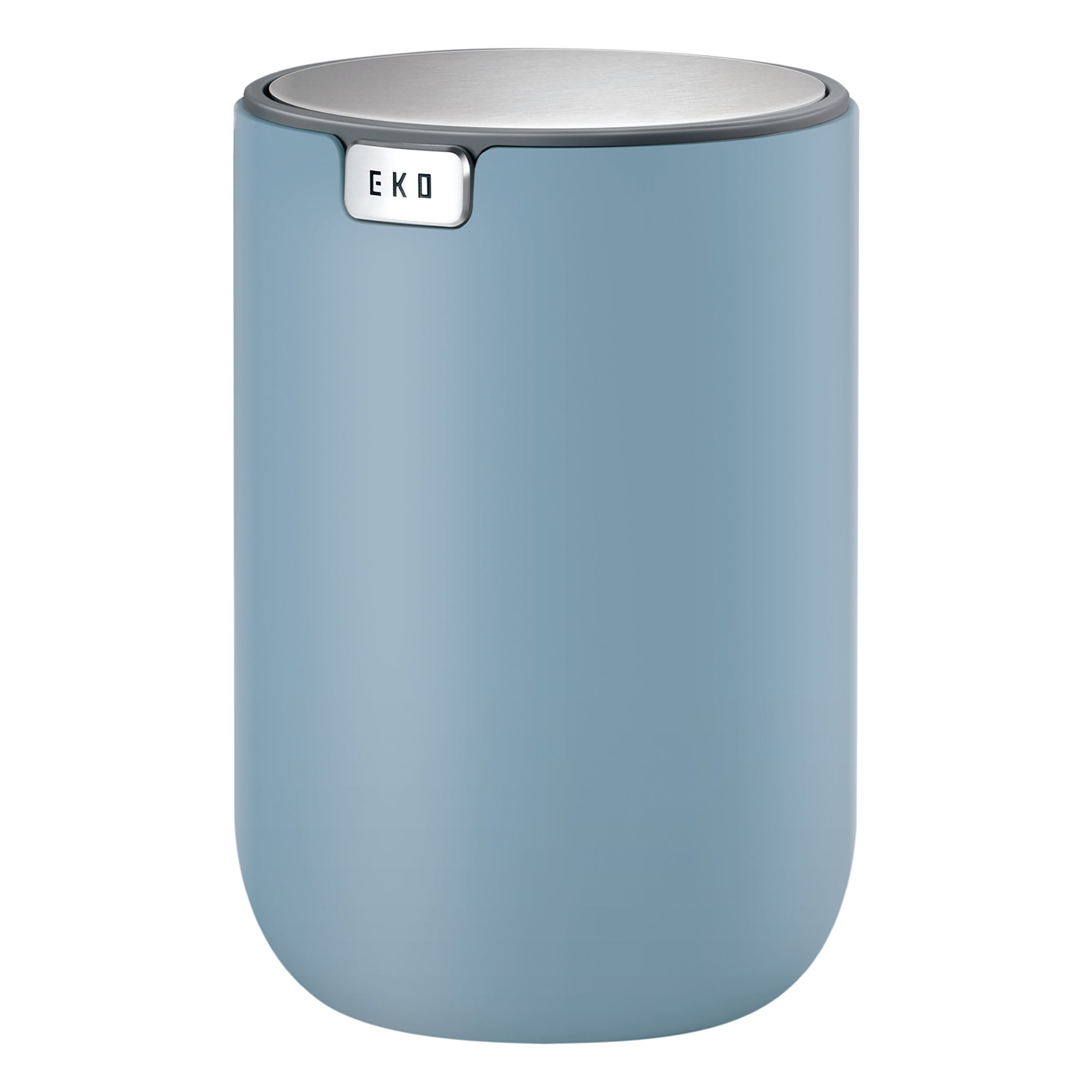 EKO Fandy Table Bin with Swing-Top Lid - Blue 1.5L / 0.4 Gal