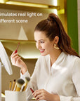 EKO iMira Ultra Clear 8" Sensor Mirror - White 1X/5X – Simulates real light on
different scene