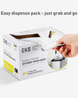 Code F - 13 Gallon  Easy-Dispense Roll Trash Bag - 110 Count (50L)