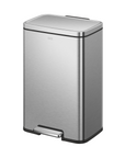 Madison Step Can with Liner – 50L / 13.2 Gal – Matte Stainless Steel