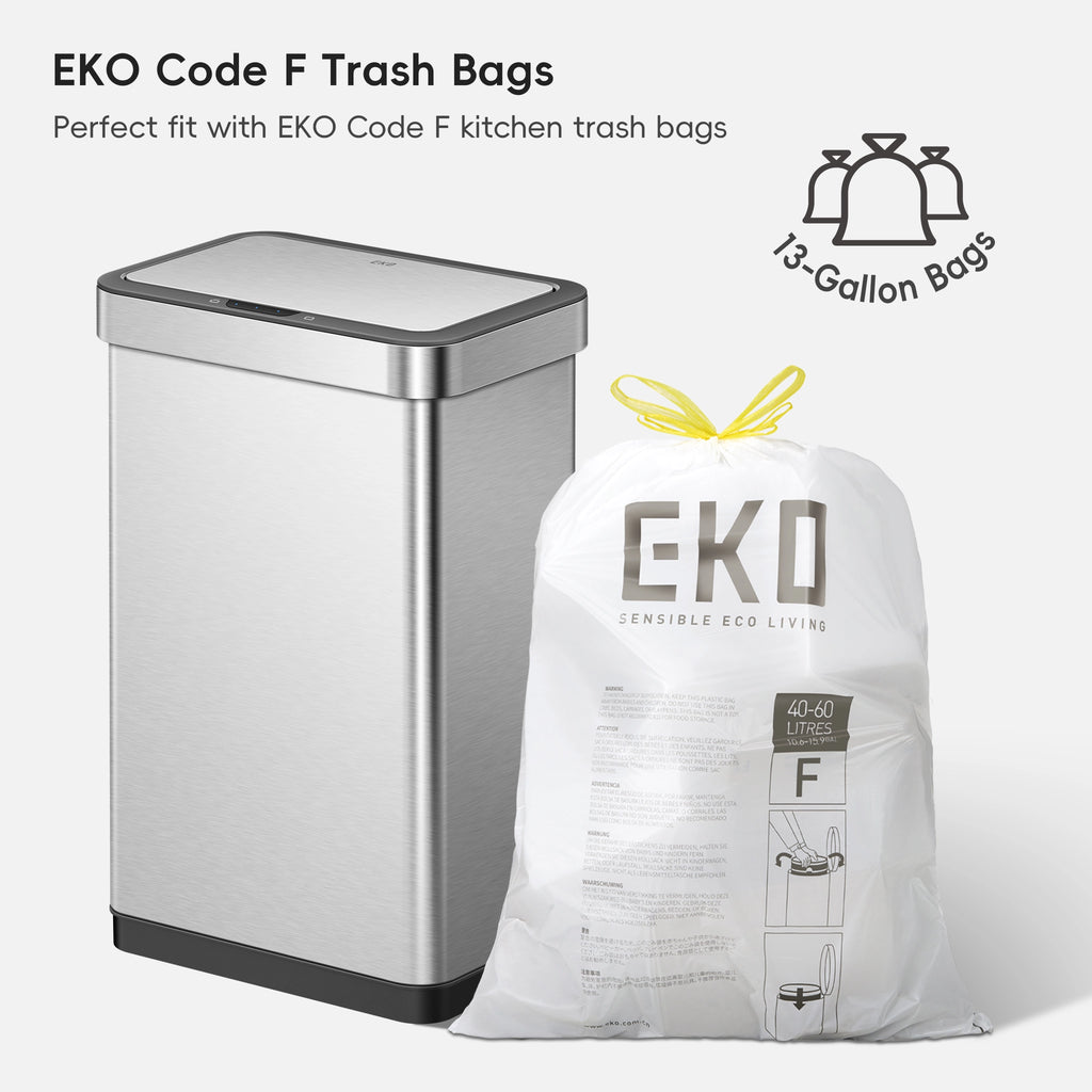 Nova Motion Sensor & Recycling Trash Can, Stainless Steel