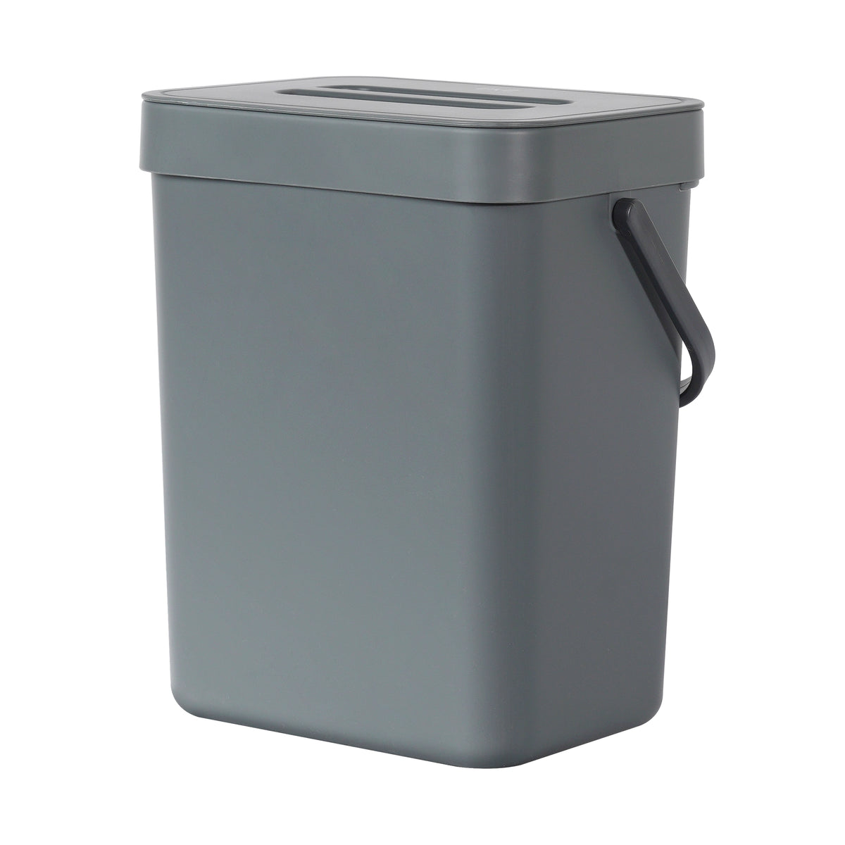Puro Compost Bin with Lid Dark Gray