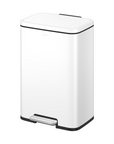 Madison Step Can with Liner – 50L / 13.2 Gal – Matte White