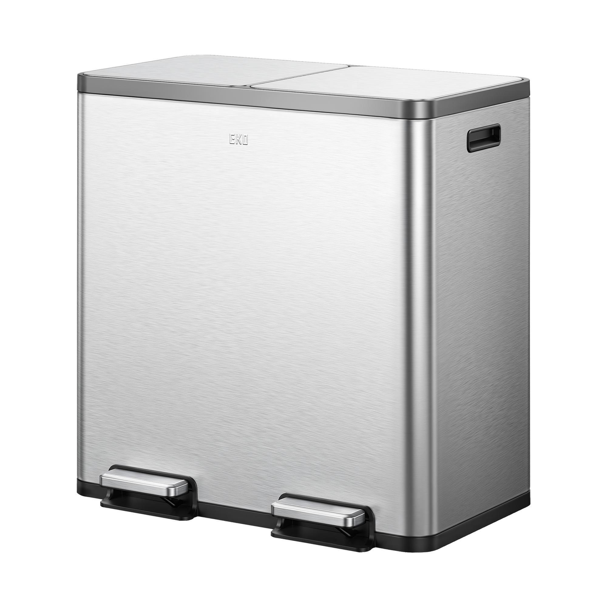 EcoCasa Plus 2 x 10.6 Gal Dual Recycling Trash Can for Kitchen
