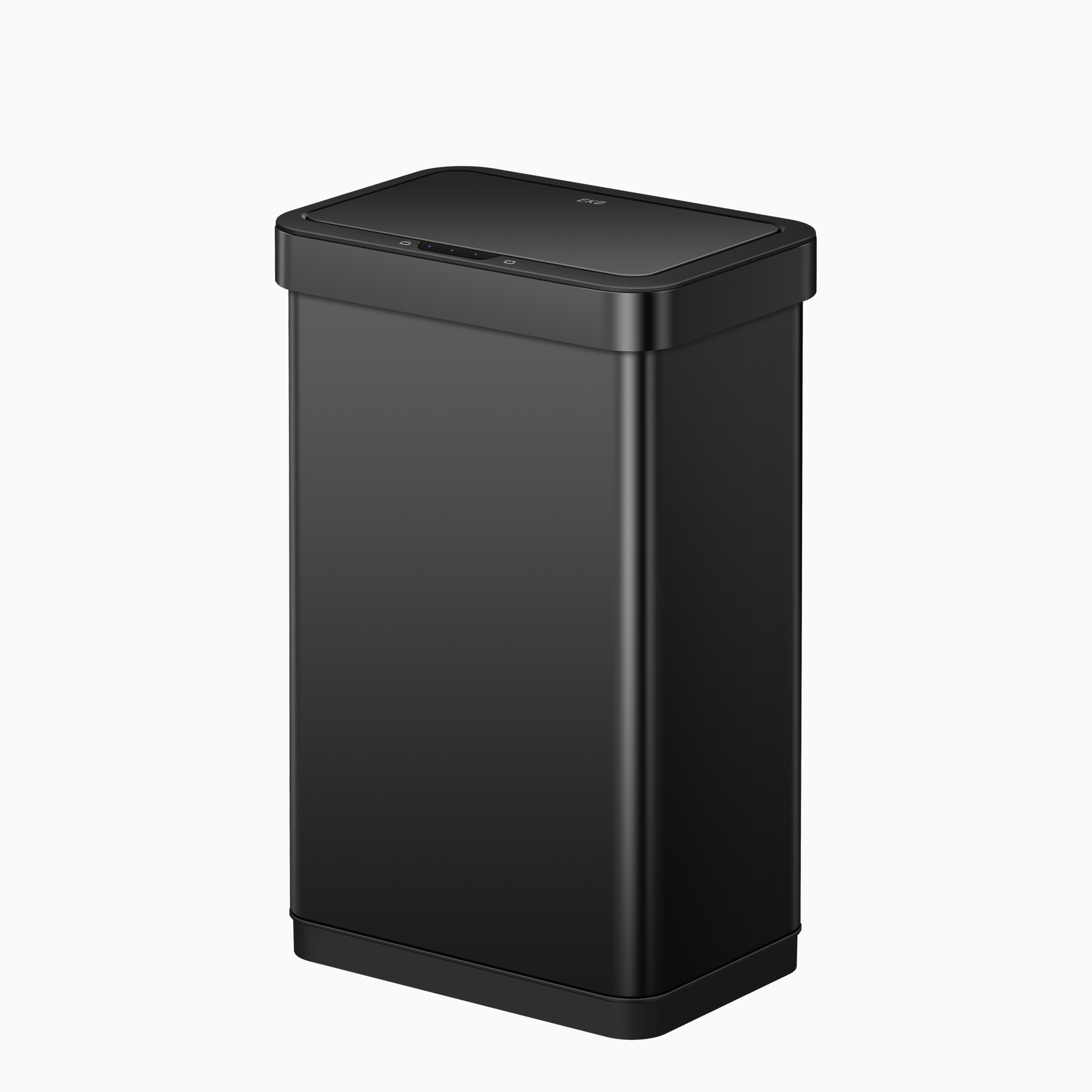 EKO EcoNova 50 Liter / 13 Gallon Motion Sensor Trash Can (Matte Black).