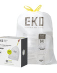 Code M -10.6 Gallon Easy-Dispense Roll Trash Bag - 110 Count