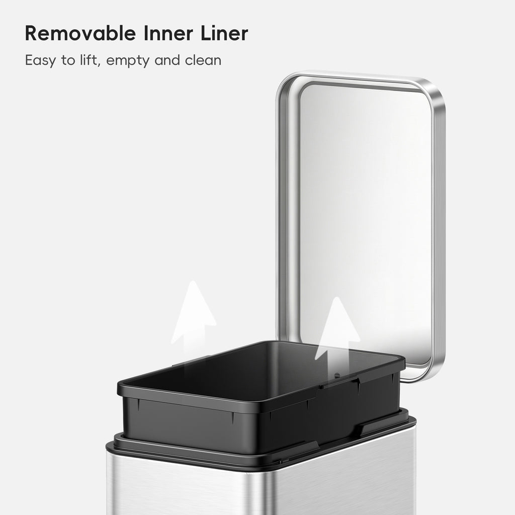 Stella Small Bathroom Step Trash Can
