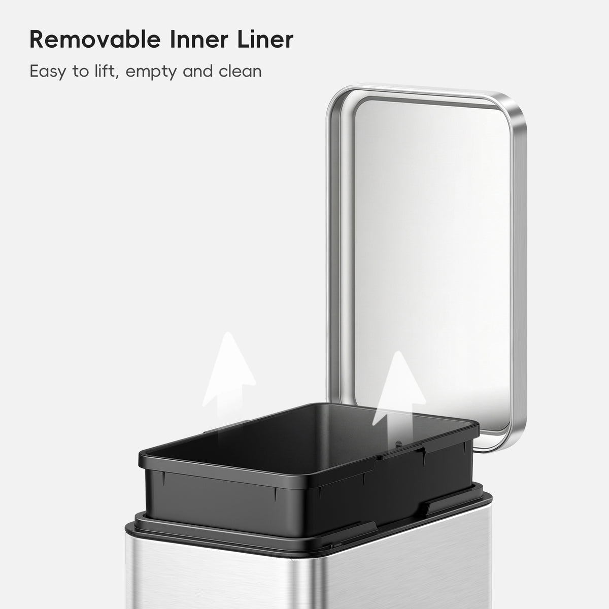 Stella Small Bathroom Step Trash Can