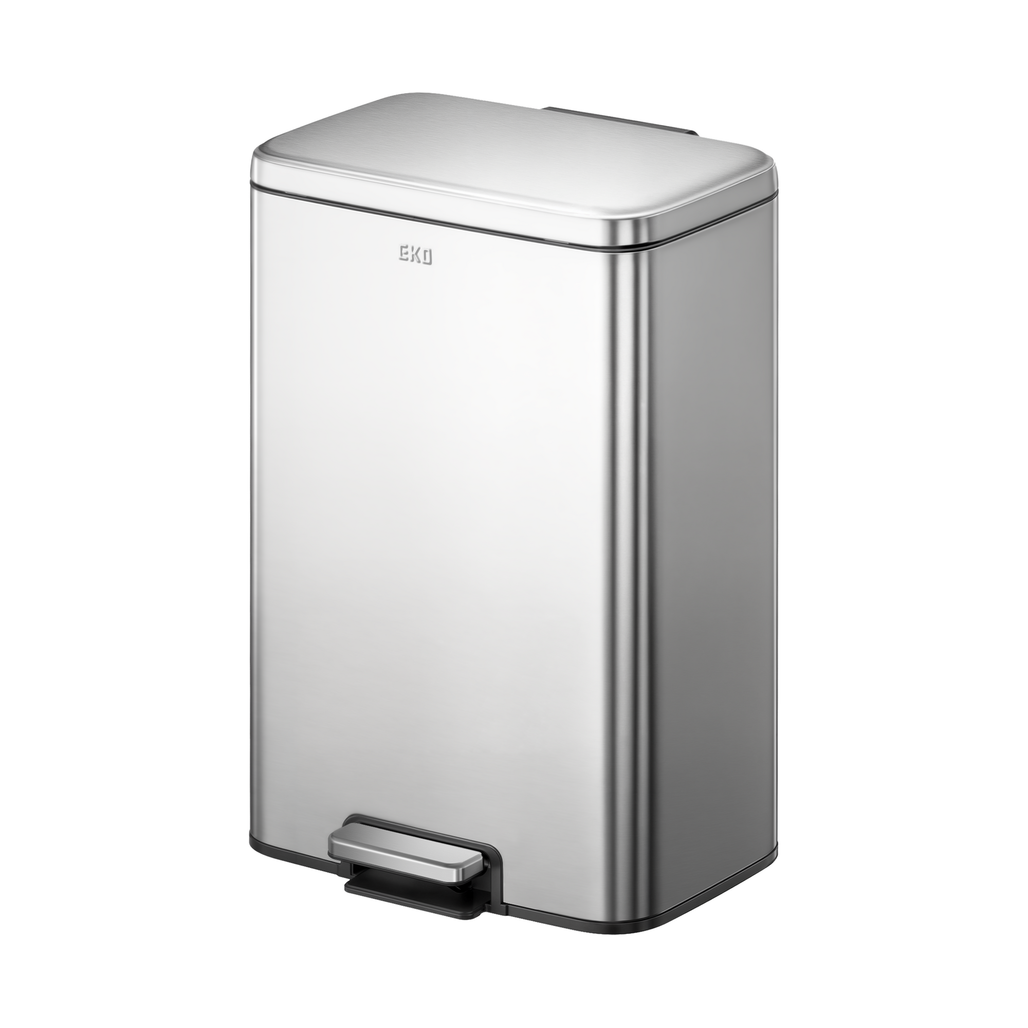 Maxwell Step On Foot Pedal Trash Can, 13.2 Gallon/50L Stainless Steel Finish