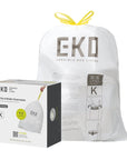 Code K -9.3 Gallon Easy-Dispense Roll Trash Bag - 110 Count