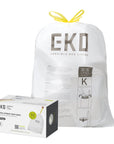 Code K -9.3 Gallon Easy-Dispense Roll Trash Bag - 60 Count