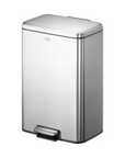 Maxwell Dual Compartment 20L+25L  Step Trash Can-Stainless Steel