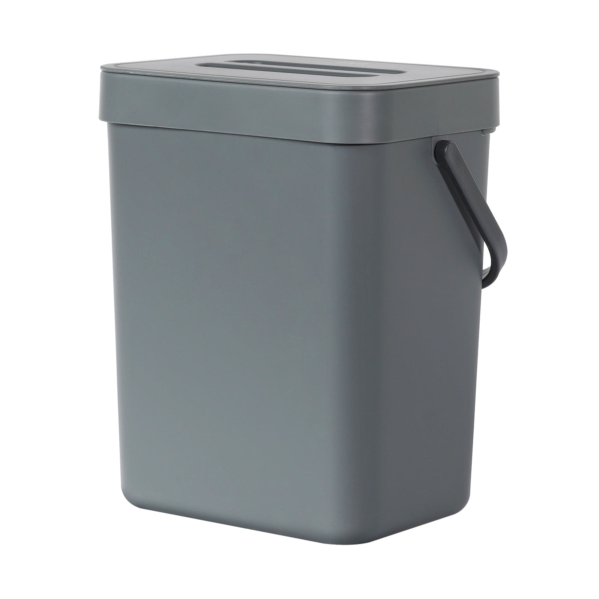 Puro Compost Bin with Lid Dark Gray