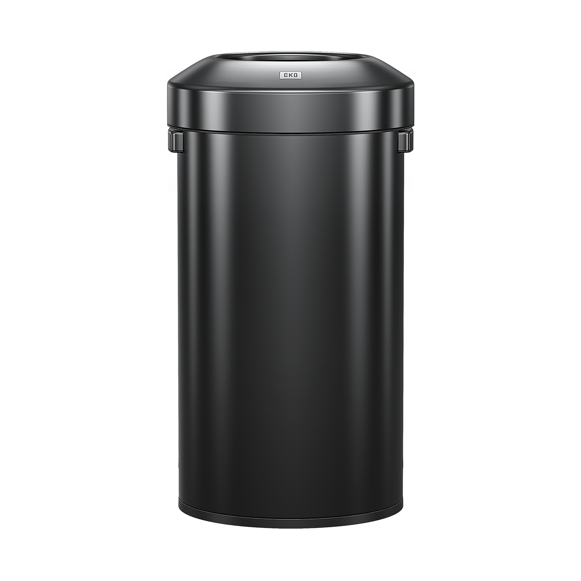 Urban Round Open Top Can Commercial Grade – 120L / 32 Gal - Black Stainless Steel