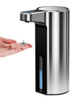 EKO Aroma Smart Liquid Soap Dispenser - Chrome Metallic