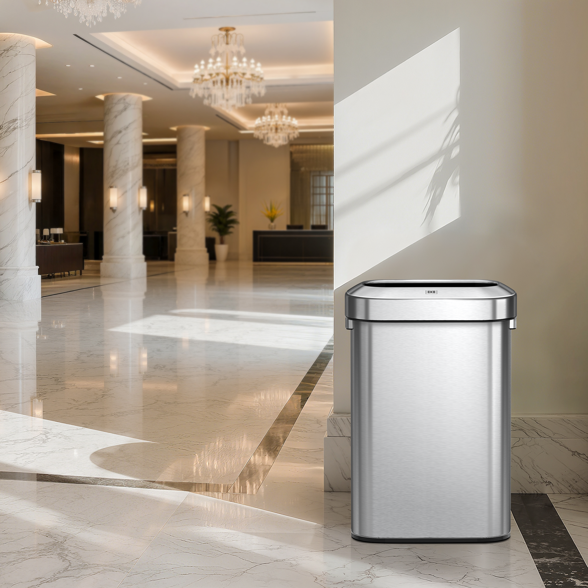 Urban Slim Open Top Can Commercial Grade - 60L / 16 Gal