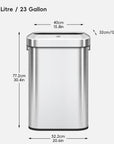 Urban Slim Open Top Can Commercial Grade