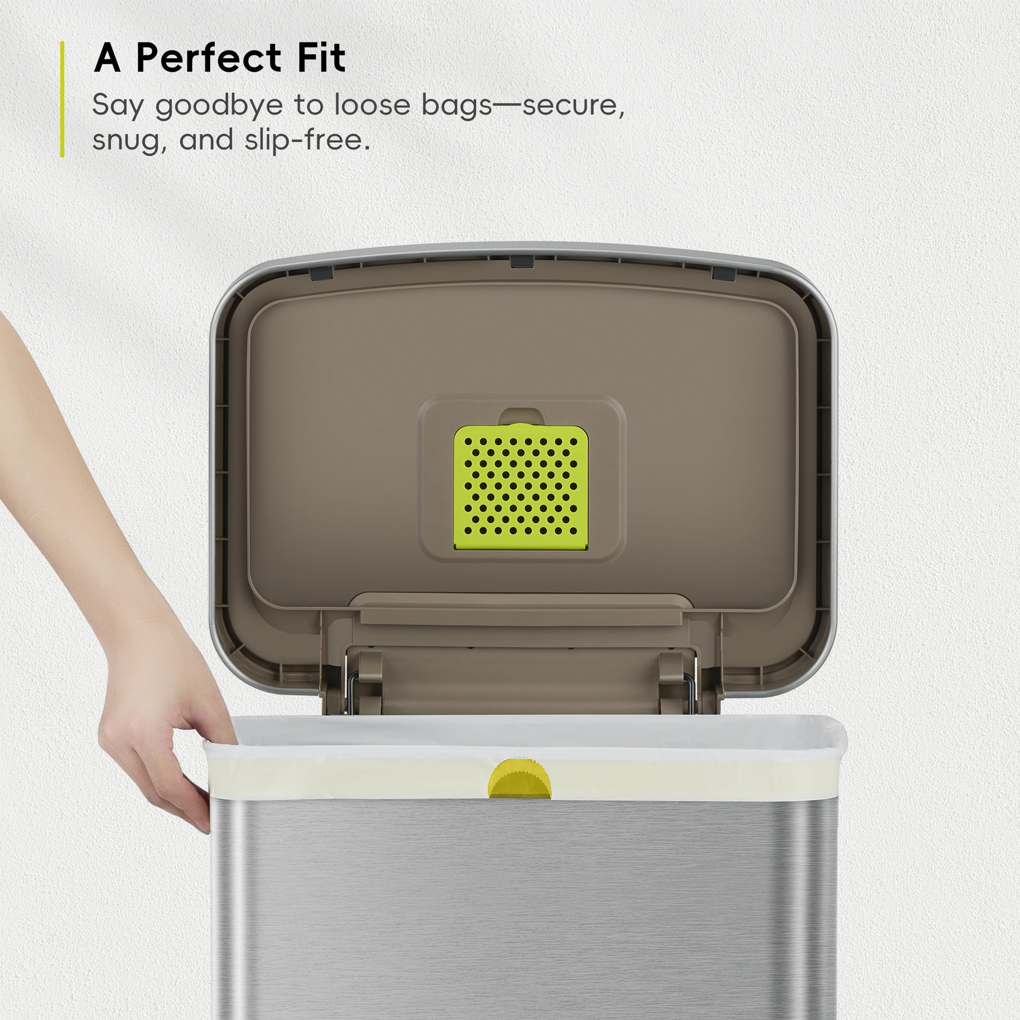 Code G - 21 Gallon  Easy-Dispense Roll Trash Bag - 110 Count (80L)