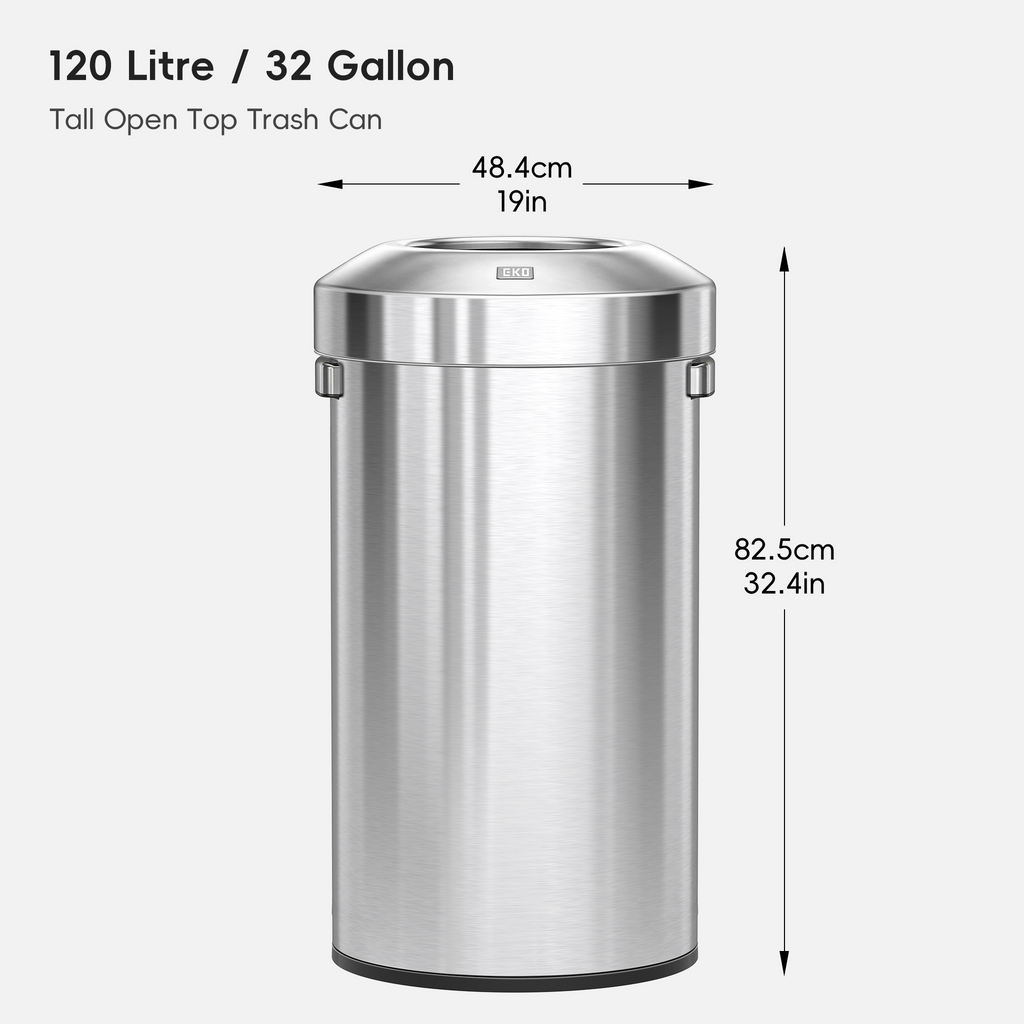 Urban Round Open Top Can Commercial Grade