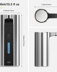 EKO Aroma Pro 13.5 fl oz Touchless Automatic Liquid Soap Dispenser-Chrome Metallic – Dimensions