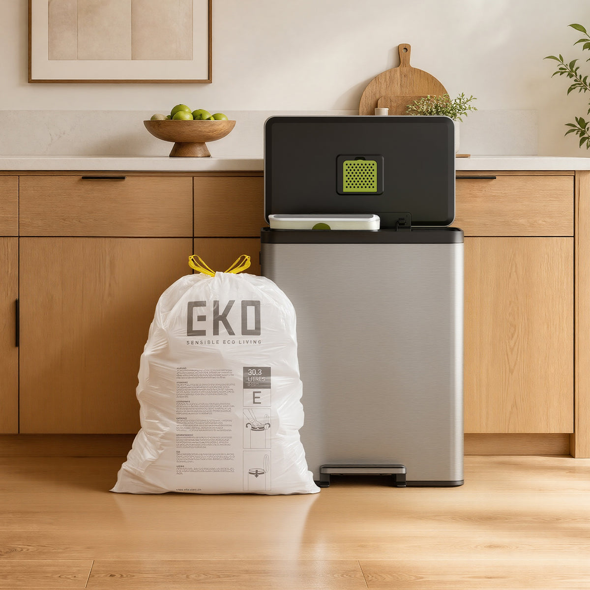 Easy-Dispense Trash Bag Code E-Z / 8-21 Gal