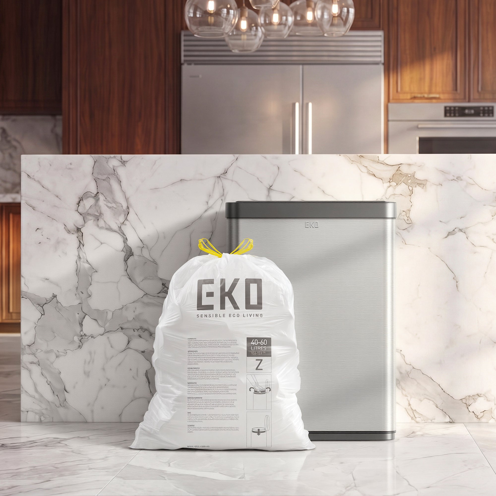 Easy-Dispense Roll Trash Bag Code A-Z / 1.6-21 Gal