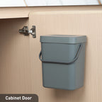 Puro Compost Bin with Lid Dark Gray