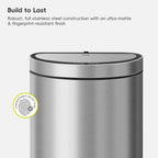 Mirage Semi-Round Motion Sensor Trash Can 47 L / 12.4 Gal