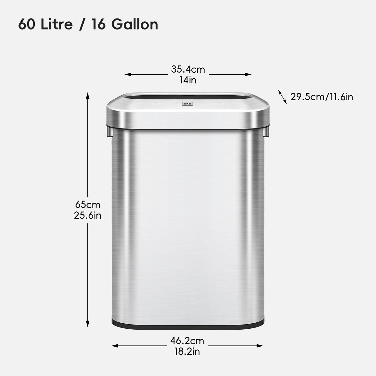 Urban Slim Open Top Can Commercial Grade