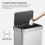 Nova Stainless Steel Motion Sensor Trash Can
