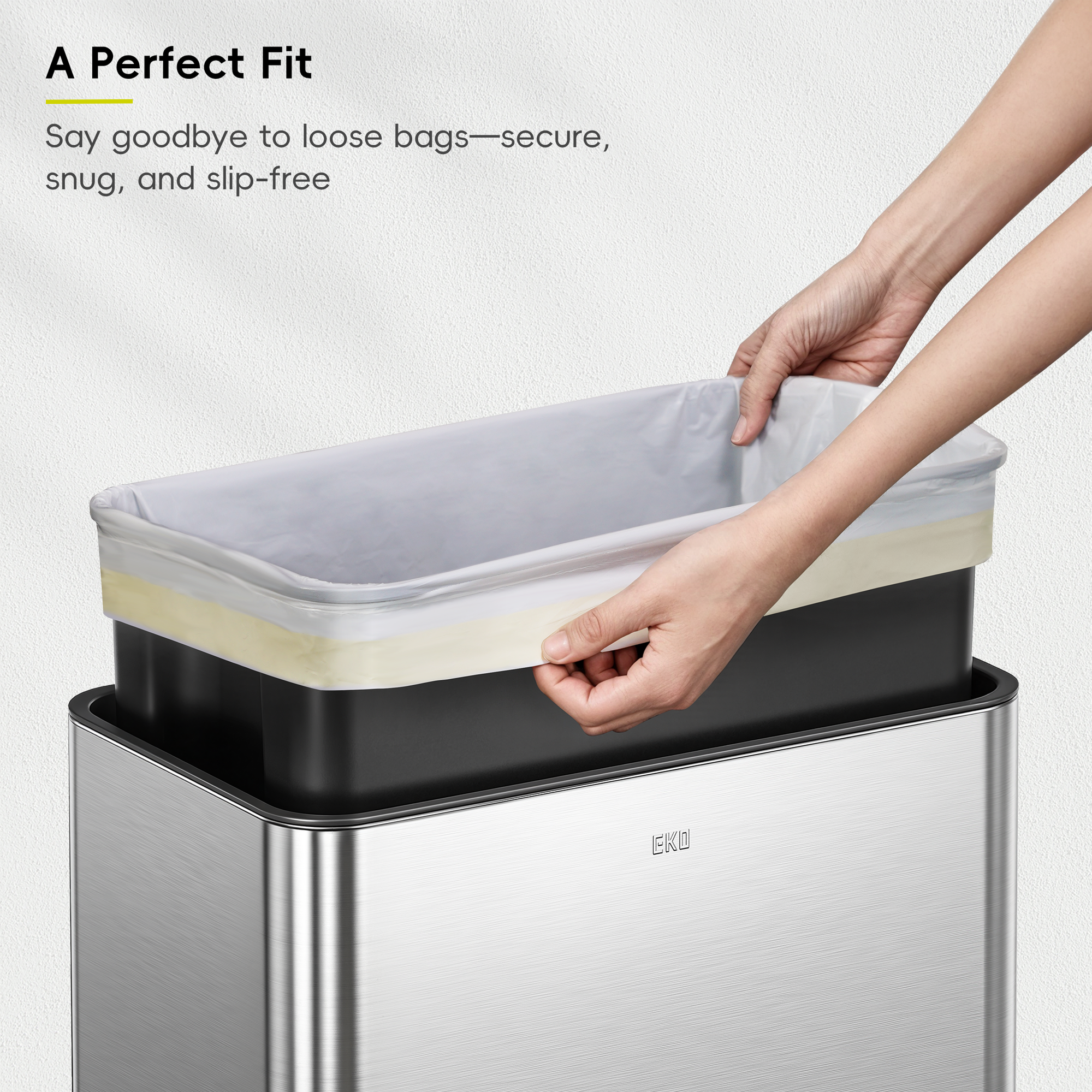 EKO Code Z - 12.5 Gallon Easy-Dispense Roll Trash Bags – Perfect Fit