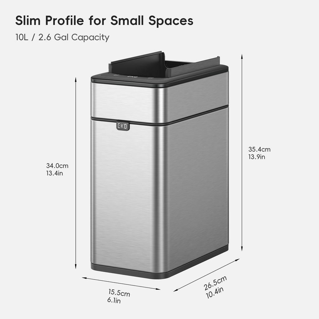 Phantom Pro Dual Wing Lid Sensor Can 10 L / 2.6 Gal