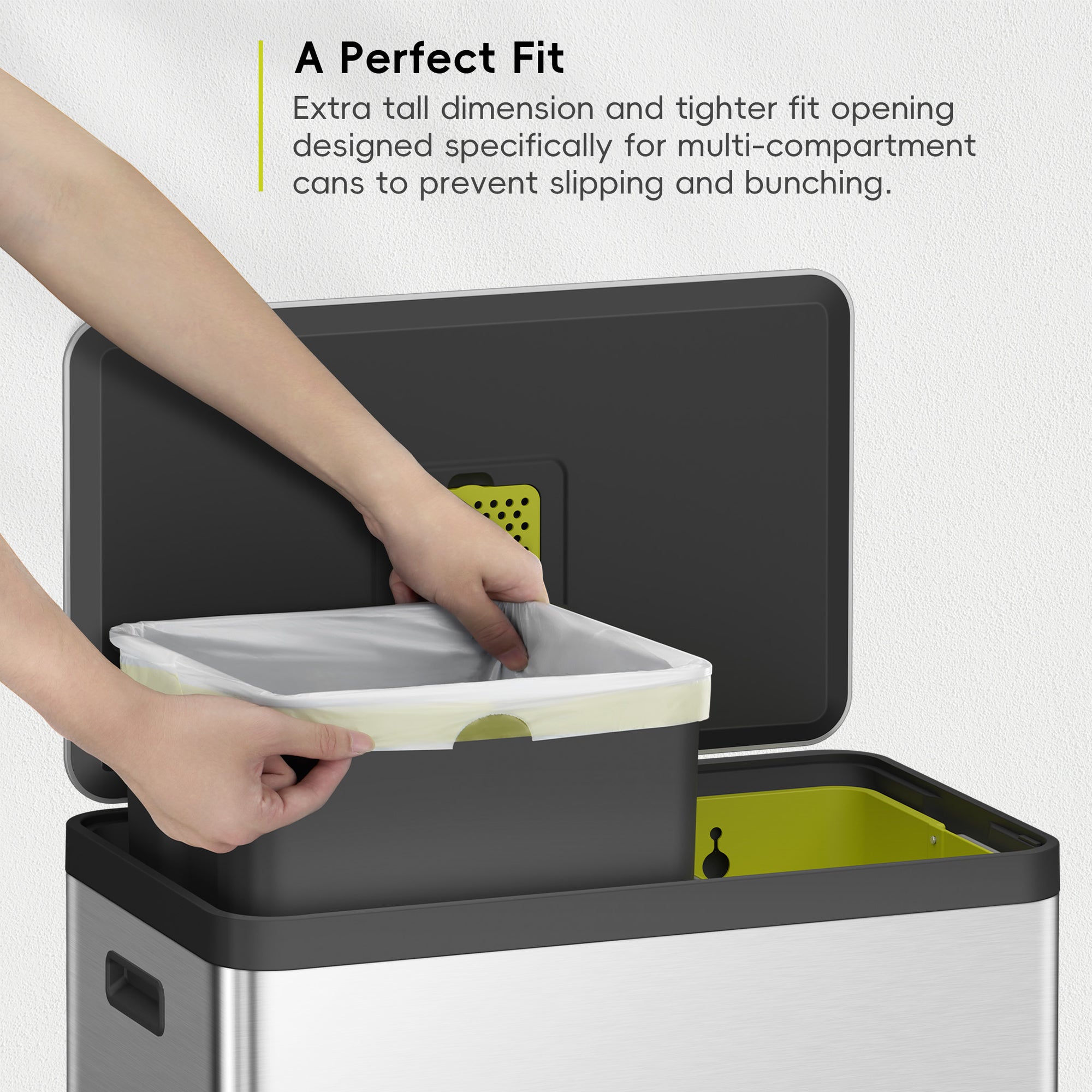 EKO Code E - 8 Gallon Easy-Dispense Roll Trash Bag - 80 Count (30.3-36L) – A Perfect Fit