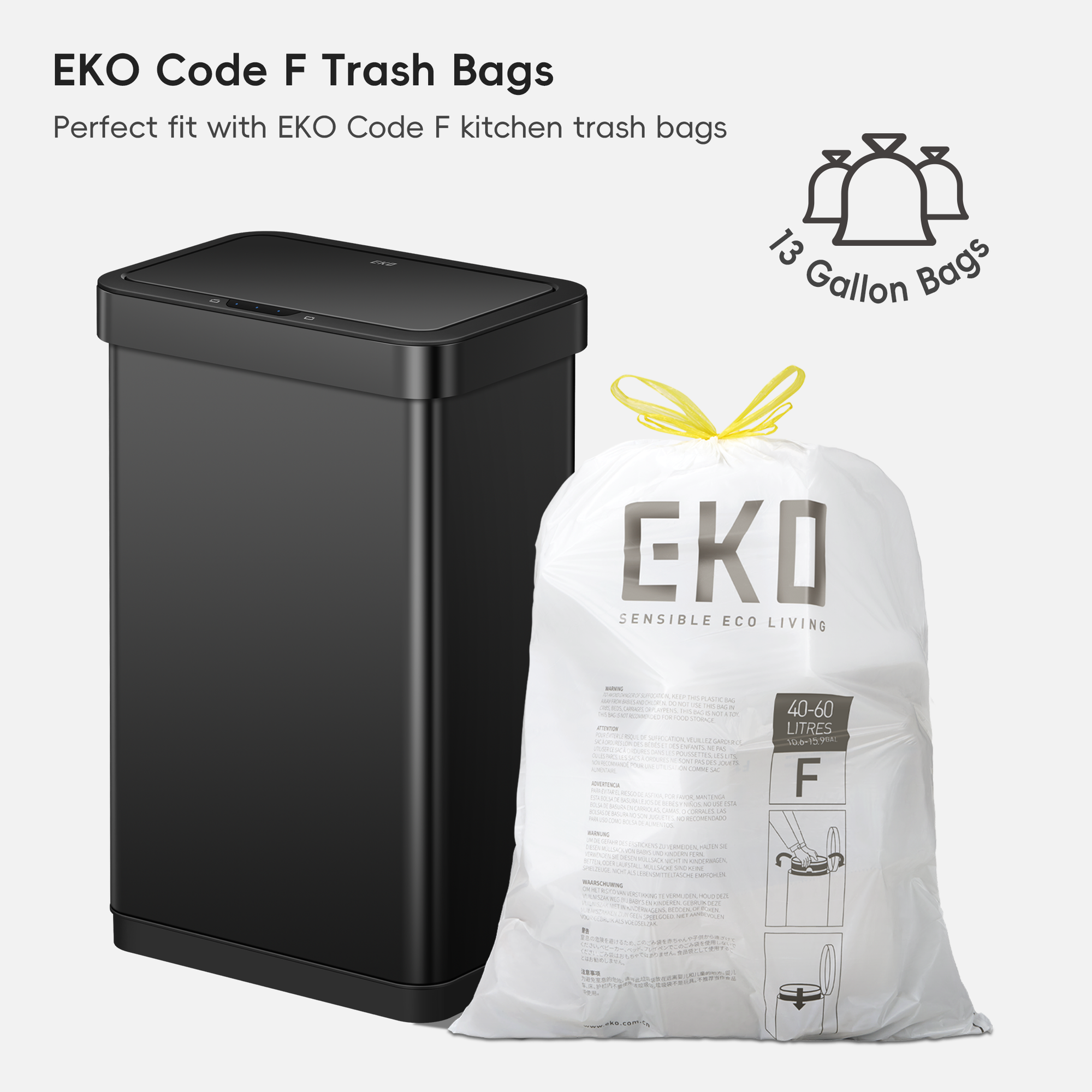 EKO Code F Trash Bags.