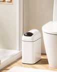 Astro  10L / 2.6 Gallon Slim Sensor Trash Can with Butterfly Lid-Matte White