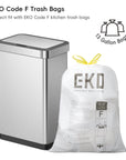 Nova Stainless Steel Motion Sensor Trash Can